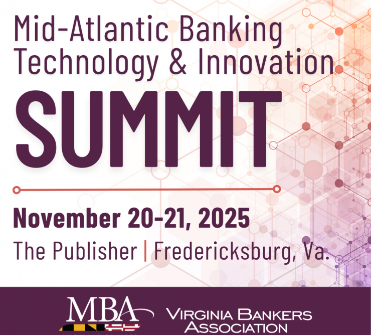 Mid-Atlantic Banking Technology & Innovation Summit November 20-21, 2025 in Fredericksburg, VA